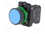 SCHNEIDER ELECTRIC Interruptor de presión Harmony XB5 azul NA 22mm