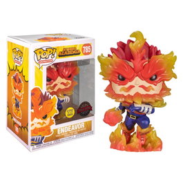 Funko Pop My Hero Academia Endeavor Figura Vinilo Brilla Oscuridad 9cm