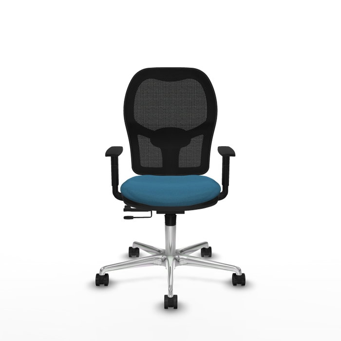 PIQUERAS Y CRESPO Silla de oficina Jorquera con mecanismo Sincro/Traslack Verde petróleo PIQUERAS Y CRESPO Silla de oficina Jorquera con mecanismo Sincro/Traslack Verde petróleo