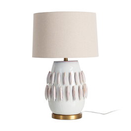 Lámpara Mesa Cerámica Iluminación 43 X 43 X 67 cm