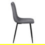 Silla Gris Terciopelo Contract 45 X 51 X 88,50 cm (Set de 4)
