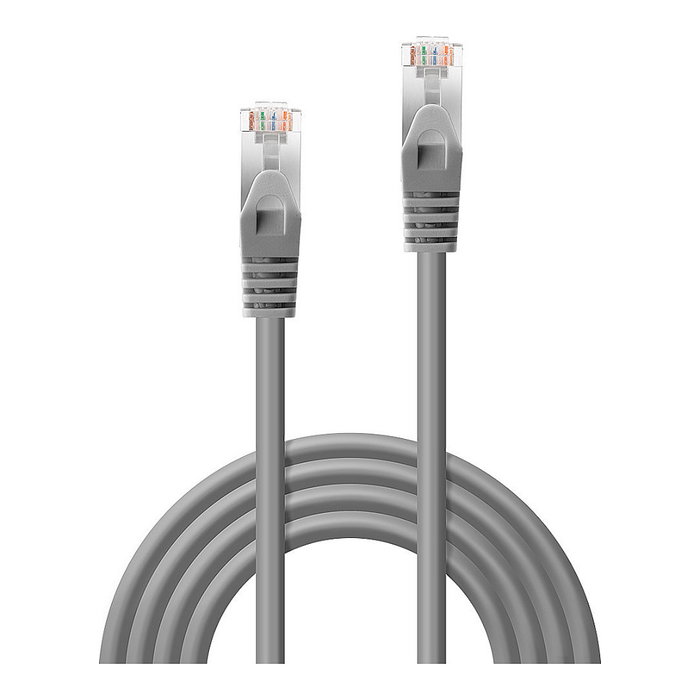 Lindy 47244 Cable de Red Cat6 F/UTP Gris 2 m