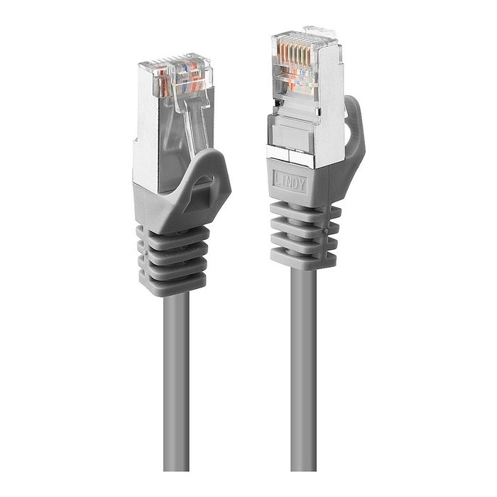 Lindy 47244 Cable de Red Cat6 F/UTP Gris 2 m