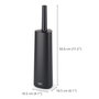 Joseph Joseph Flex 360 Cepillo para Inodoro Negro Mate