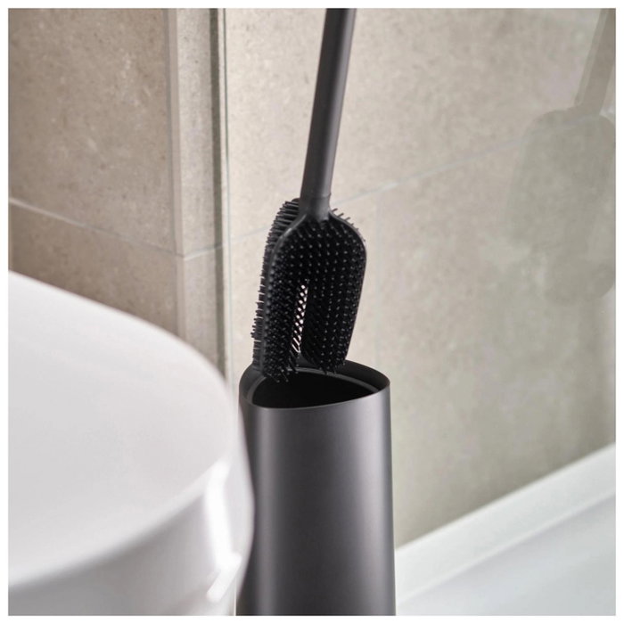 Joseph Joseph Flex 360 Cepillo para Inodoro Negro Mate