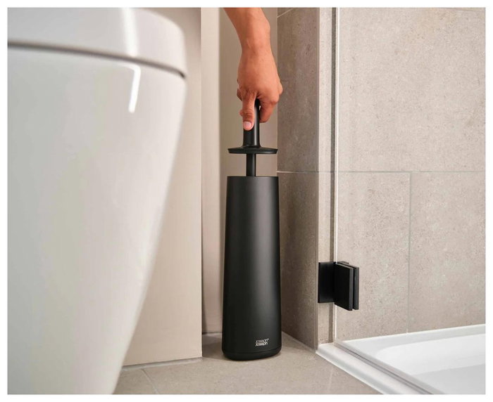 Joseph Joseph Flex 360 Cepillo para Inodoro Negro Mate