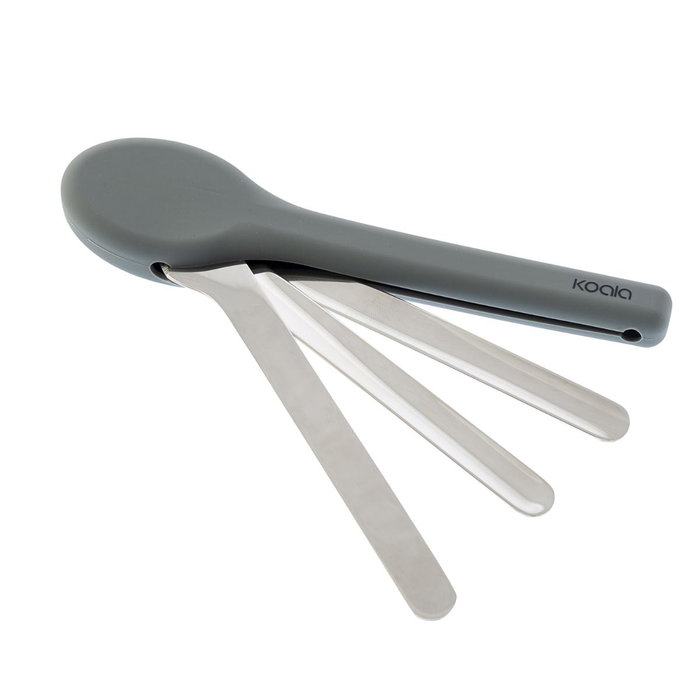 Set 3 Cubiertos Funda Silicona Eco Friendly Koala 20,5x7,5x3,8 cm