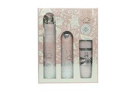 Lattafa Perfumes Yara Gift Set 100ml EDP + 300ml Air Freshener + 200ml Perfumed Spray