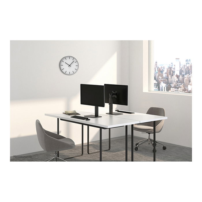 Neomounts FPMA-D865BLACK Soporte de Escritorio con Resorte de Gas para Monitor de 10-32 pulgadas, Negro