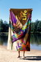 Mijölnir Toalla de Playa Enjoy Life 70, Multicolor 70x130 cm, 70% Poliéster 30% Poliamida Tejido Microfilamento