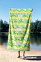 Mijölnir Toalla de Playa Enjoy Life 70, Multicolor 70x130 cm, 70% Poliéster 30% Poliamida Tejido Microfilamento