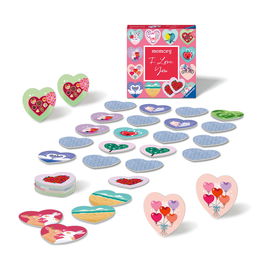 Ravensburger Memory I Love You 22398 Juego de Cartas Ilustradas para Niños +3 Años