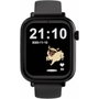 Savefamily Smartwatch SF-SW+N.CSN con carcasa negra y correa de silicona negra