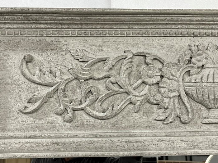 DKD Home Decor Espejo de Mango y MDF Gris 133x167 cm