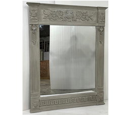 DKD Home Decor Espejo de Mango y MDF Gris 133x167 cm