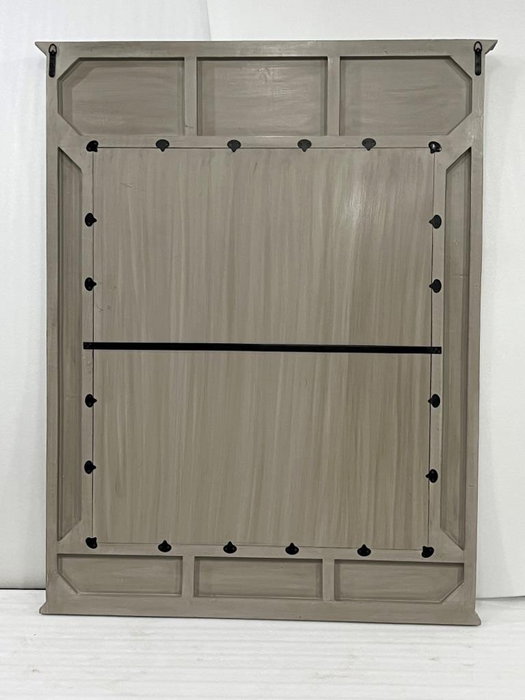 DKD Home Decor Espejo de Mango y MDF Gris 133x167 cm