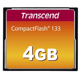 Transcend Tarjeta de memoria Compact Flash 4GB 133x