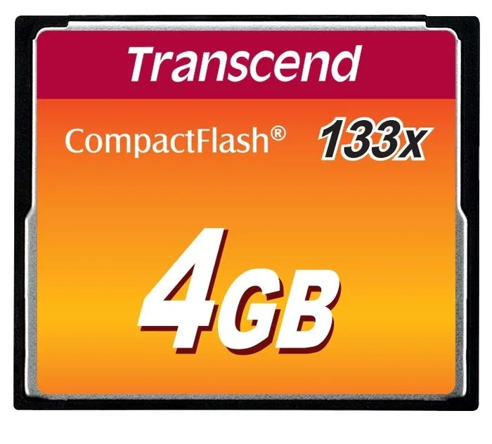 Transcend TS4GCF133 Tarjeta de memoria CompactFlash 4 GB Transcend TS4GCF133 Tarjeta de memoria CompactFlash 4 GB
