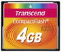 Transcend TS4GCF133 Tarjeta de memoria CompactFlash 4 GB