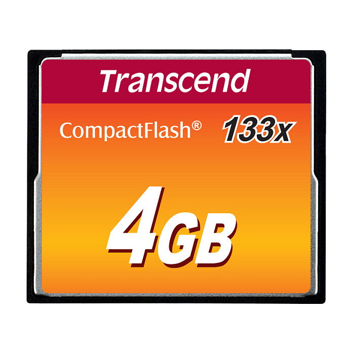 Transcend Tarjeta de memoria Compact Flash 4GB 133x