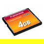 Transcend TS4GCF133 Tarjeta CompactFlash 4 GB MLC - Lectura 50 MB/s, Escritura 20 MB/s, Negro