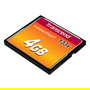 Transcend TS4GCF133 Tarjeta CompactFlash 4 GB MLC - Lectura 50 MB/s, Escritura 20 MB/s, Negro