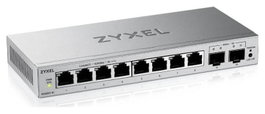 Zyxel GS1200-10v3 Switch Web Managed con 8 puertos Gigabit y 2 SFP