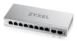 Zyxel GS1200-10V3 Switch Smart Managed 8 Puertos Gigabit y 2 SFP Gris