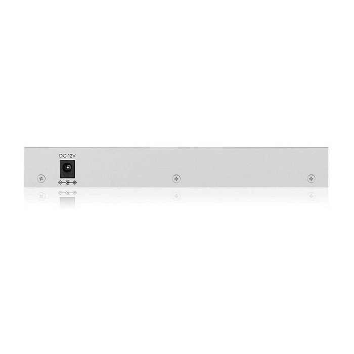 Zyxel GS1200-10V3 - Switch de Escritorio 8 Puertos Gigabit + 2 SFP, Gestionado L2 Web/Smart, Capacidad 20 Gbit/s, Sin Ventilador, Gris