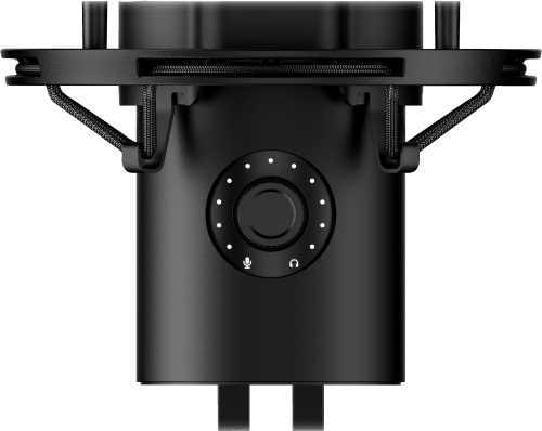 HyperX 872V1AA Micrófono Negro para Crear Podcasts, Conectividad Alámbrica USB 3.5mm