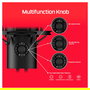 HyperX QuadCast 2 Micrófono USB para Streaming, Podcast y Gaming, Negro, Cardioide/Bidireccional/Omnidireccional, 24-bit, con filtro antipop
