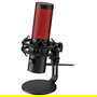 HyperX QuadCast 2 Micrófono USB para Streaming, Podcast y Gaming, Negro, Cardioide/Bidireccional/Omnidireccional, 24-bit, con filtro antipop