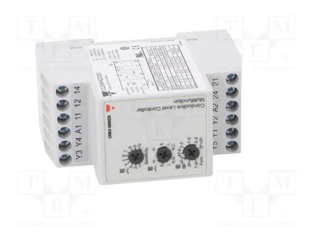 CARLO GAVAZZI CLD4MA2D230 Relé de monitorización de nivel conductivo 230V AC