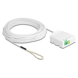 DeLOCK Caja de conexión de fibra óptica 2 x SC/APC Simplex con cable de 30 m