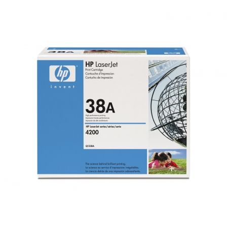 HP 38A Negro Original LaserJet Toner Cartridge (Q1338A)