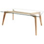 Home Deco Factory Mesa Rectangular de Cristal