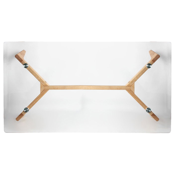 Home Deco Factory Mesa Rectangular de Cristal Home Deco Factory Mesa Rectangular de Cristal