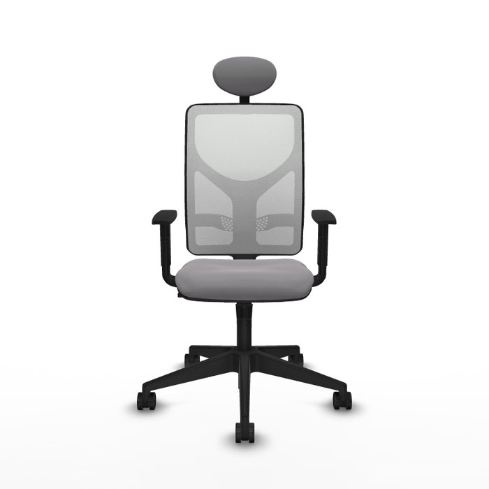 PIQUERAS Y CRESPO Silla de oficina Motilla con mecanismo Sincro, Gris y Blanco PIQUERAS Y CRESPO Silla de oficina Motilla con mecanismo Sincro, Gris y Blanco