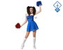 Disfraz Animadora Azul Adulto M-L