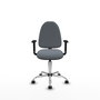 PIQUERAS Y CRESPO Silla de oficina Aýna Gris con Brazos 1D