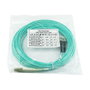 BlueOptics Cable de parcheo de fibra óptica LC/ST MM OM3 aqua 0,5m