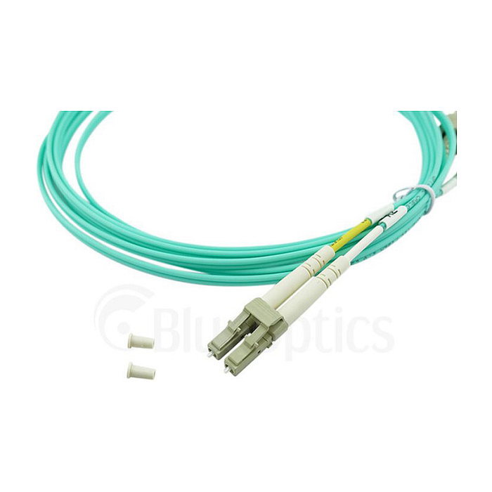 BlueOptics Cable de parcheo de fibra óptica LC/ST MM OM3 aqua 0,5m BlueOptics Cable de parcheo de fibra óptica LC/ST MM OM3 aqua 0,5m
