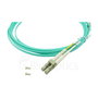 BlueOptics Cable de parcheo de fibra óptica LC/ST MM OM3 aqua 0,5m