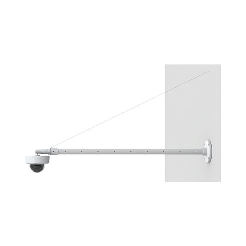 Axis T91B53 Kit de 2 soportes telescópicos de techo blanco, para cámaras M20/M30/M31/P32/P33/Q35/M10/M11/M50/P13/P14/M55, aluminio, hasta 1.6 kg