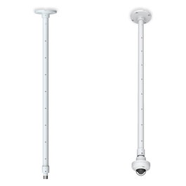 Axis T91B53 Kit de 2 soportes telescópicos de techo blanco, para cámaras M20/M30/M31/P32/P33/Q35/M10/M11/M50/P13/P14/M55, aluminio, hasta 1.6 kg