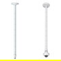Axis T91B53 Kit de 2 soportes telescópicos de techo blanco, para cámaras M20/M30/M31/P32/P33/Q35/M10/M11/M50/P13/P14/M55, aluminio, hasta 1.6 kg