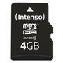 Intenso MicroSDHC 4 GB Clase 10 con Adaptador