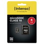 Intenso MicroSDHC 4 GB Clase 10 con Adaptador