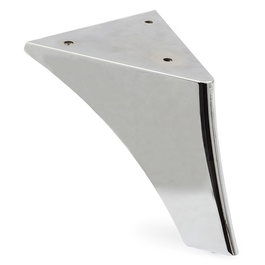 Q&Q Pata Zamak Family H100 Cromo para Mueble, 10 cm de Altura