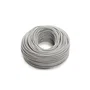 Cable Redondo Textil Gris SKD-C275-GREY con Cubierta de Cobre Multifilar para Decoración